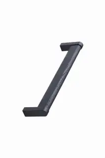 Furnipart 'Crossing' Wooden Cabinet Pull L168mm / C160mm - Black Ash/Matt Black (102990160-992/99)