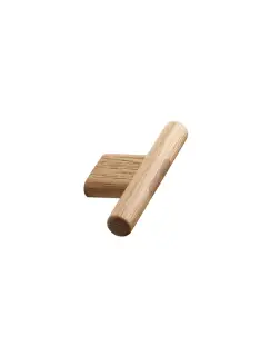 Furnipart 'Join' Wooden Cabinet Knob L80mm / C16mm - Lacquered Oak (103290016-052)