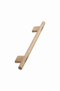 Click Here To Enlarge This Photo Of Furnipart 'Join' Wooden Cabinet Pull L240mm / C160mm - Lacquered Oak (103290160-052)