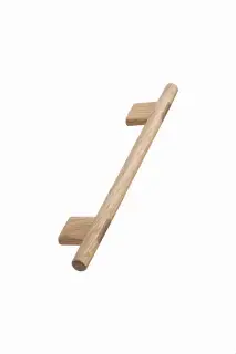 Furnipart 'Join' Wooden Cabinet Pull L240mm / C160mm - Lacquered Oak (103290160-052)