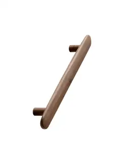 Furnipart 'Brutus' Wooden Cabinet Pull L224mm / C160mm - Clear Lacquered Walnut (106120160-292)
