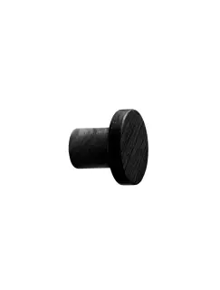 Furnipart 'Circum' Wooden Cabinet Knob D33mm - Stained Black Ash (106720033-994)