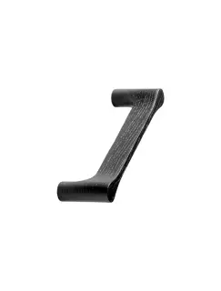 Furnipart 'Drops' Wooden Cabinet Pull L274mm / C224mm - Stained Black Ash (107820224-994)