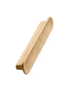 Furnipart 'Tuba' Wooden Cabinet Pull L156mm / C128mm - Clear Lacquered Oak (109020128-052)