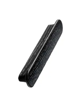 Click Here To Enlarge This Photo Of Furnipart 'Tuba' Wooden Cabinet Pull L156mm / C128mm - Stained Black Ash (109020128-994)