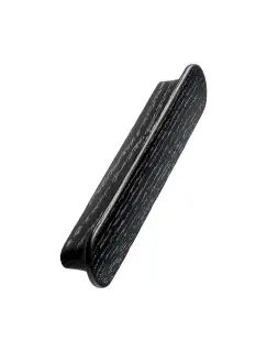 Furnipart 'Tuba' Wooden Cabinet Pull L156mm / C128mm - Stained Black Ash (109020128-994)