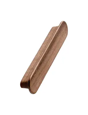 Click Here To Enlarge This Photo Of Furnipart 'Tuba' Wooden Cabinet Pull L284mm / C256mm - Clear Lacquered Walnut (109020256-292)