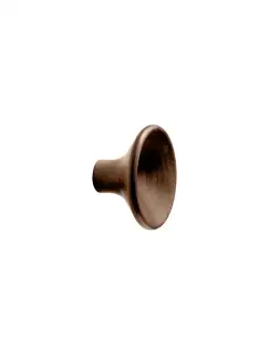 Furnipart 'Grape' Wooden Cabinet Knob D38mm - Clear Lacquered Walnut (109320038-292)