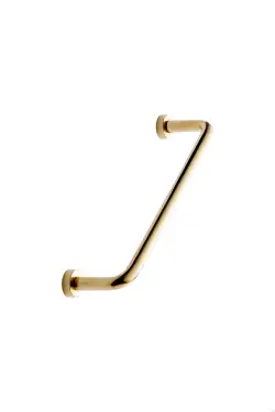 Click Here To Enlarge This Photo Of Furnipart 'Lounge' Cabinet Pull L174mm / C160mm - Untreated Polished Brass (240330160-15)