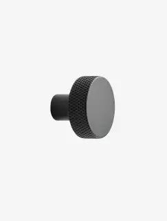 Furnipart 'Simon' Cabinet Knob D35mm - Black (241930035-9005E)