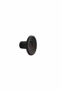 Click Here To Enlarge This Photo Of Furnipart 'Fleur' Cast Iron Cabinet Knob D30mm - Black (300030046-9005)