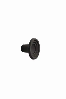 Furnipart 'Fleur' Cast Iron Cabinet Knob D30mm - Black (300030046-9005)