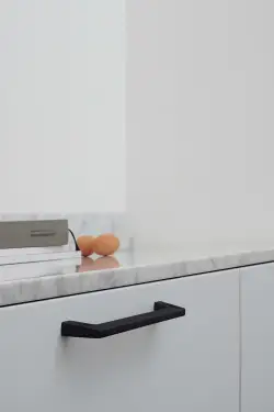 Click Here To Enlarge This Photo Of Furnipart 'Pagoda' Cast Iron Cabinet Pull L173mm / C160mm - Black (300060160-9005)