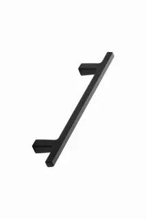Furnipart 'Pen' Cast Iron Cabinet Pull L183mm / C128mm - Black (300070128-9005)