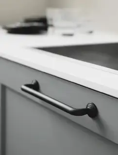 Furnipart 'Motion' Cabinet Pull L182mm / C160mm - Black (300080160-9005)