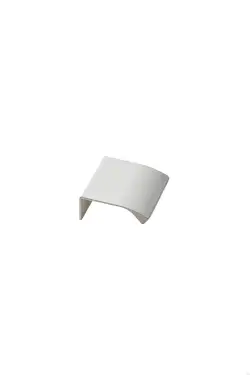 Click Here To Enlarge This Photo Of Furnipart Straight Edge Pull L40mm - Matt White (419720040-0500)