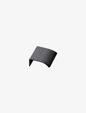 Click Here To Enlarge This Photo Of Furnipart Straight Edge Pull L40mm - Brushed Matt Black (419720040-76.1)