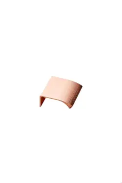 Click Here To Enlarge This Photo Of Furnipart Straight Edge Pull L40mm - Brushed Rose Gold (419720040-87.1)