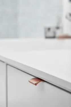 Click Here To Enlarge This Photo Of Furnipart Straight Edge Pull L40mm - Brushed Rose Gold (419720040-87.1)