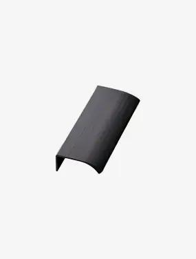 Click Here To Enlarge This Photo Of Furnipart Straight Edge Pull L100mm - Brushed Matt Black (419720100-76.1)