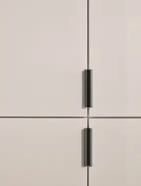 Click Here To Enlarge This Photo Of Furnipart Straight Edge Pull L100mm - Grey U732 (419720100-S5000)