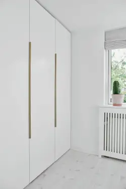 Click Here To Enlarge This Photo Of Furnipart Straight Edge Pull L1200mm - Brushed Brass (4197201200-31.1)