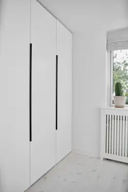 Click Here To Enlarge This Photo Of Furnipart Straight Edge Pull L1200mm - Brushed Matt Black (4197201200-76.1)