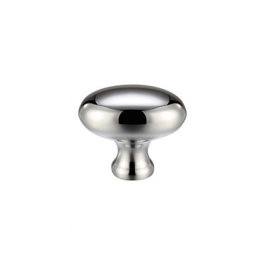 Click Here To Enlarge This Photo Of FCH05ACP - Zoo Hardware Oval Cupboard Knob 32mm dia Polished Chrome