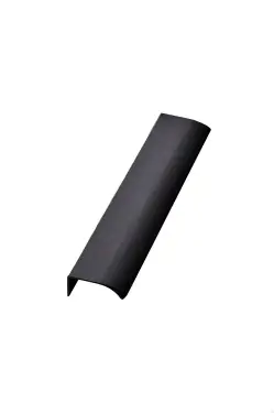 Click Here To Enlarge This Photo Of Furnipart Straight Edge Pull L200mm - Brushed Matt Black (419720200-76.1)