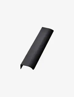 Furnipart Straight Edge Pull L200mm - Brushed Matt Black (419720200-76.1)