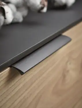 Click Here To Enlarge This Photo Of Furnipart Straight Edge Pull L200mm - Antique Bronze (419720200-94)