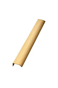 Click Here To Enlarge This Photo Of Furnipart Straight Edge Pull L350mm - Brushed Brass (419720350-31.1)
