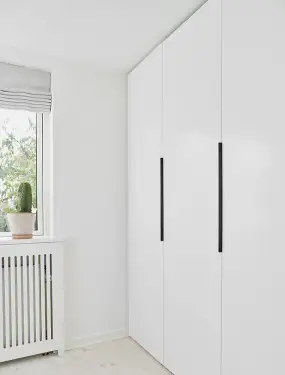 Click Here To Enlarge This Photo Of Furnipart Straight Edge Pull L600mm - Brushed Matt Black (419720600-76.1)