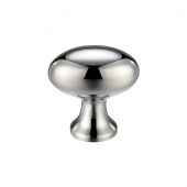 FCH05CCP - Zoo Hardware Oval Cupboard Knob 38mm dia. Polished Chrome