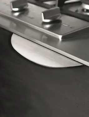 Click Here To Enlarge This Photo Of Furnipart Bow Edge Pull L200mm / C160mm - Inox Look (423920200-66.1)