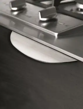 Click Here To Enlarge This Photo Of Furnipart Bow Edge Pull L350mm / C160mm - Inox Look (423920350-66.1)