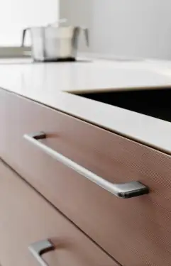 Click Here To Enlarge This Photo Of Furnipart 'Doppia' Cabinet Pull L296mm / C288mm - Inox Look (428120256288-66)