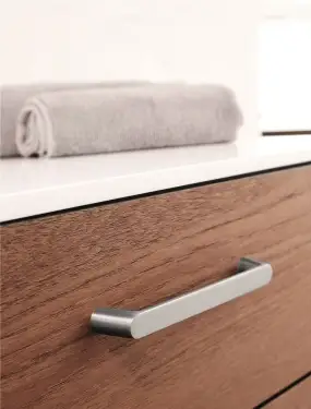 Click Here To Enlarge This Photo Of Furnipart 'Light' Cabinet Pull L176mm / C160mm - Inox Look (428420160-66)
