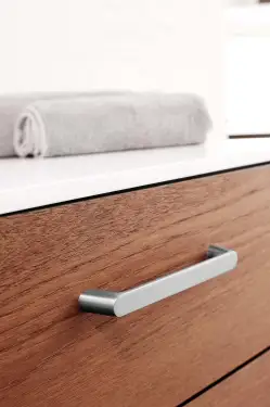 Click Here To Enlarge This Photo Of Furnipart 'Light' Cabinet Pull L176mm / C160mm - Inox Look (428420160-66)