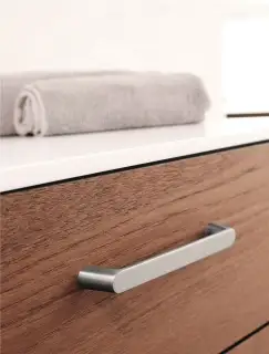 Furnipart 'Light' Cabinet Pull L176mm / C160mm - Inox Look (428420160-66)