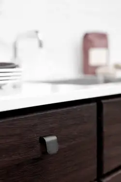 Click Here To Enlarge This Photo Of Furnipart 'Fall' Cabinet Knob L28mm - Antique Bronze (434320016-94)