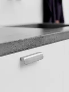 Furnipart 'Fall' Cabinet Pull L140mm - Inox Look (434320128-66)