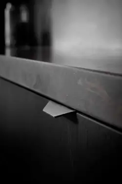 Click Here To Enlarge This Photo Of Furnipart 'Blaze 2' Edge Pull L60mm - Brushed Anthracite (434520060-91)