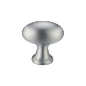 FCH05CSC - Zoo Hardware Oval Cupboard Knob 38mm dia. Satin Chrome