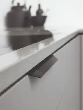 Click Here To Enlarge This Photo Of Furnipart 'Blaze 2' Edge Pull L200mm - Brushed Matt Black (434520200-76)