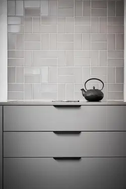 Click Here To Enlarge This Photo Of Furnipart 'Blaze 2' Edge Pull L200mm - Brushed Matt Black (434520200-76)