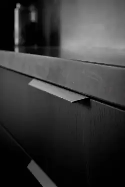 Click Here To Enlarge This Photo Of Furnipart 'Blaze 2' Edge Pull L200mm - Brushed Anthracite (434520200-91)