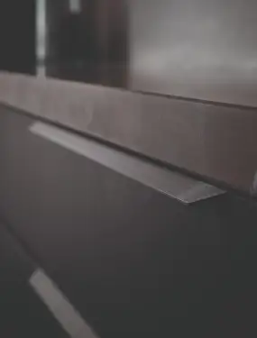 Click Here To Enlarge This Photo Of Furnipart 'Blaze 2' Edge Pull L350mm - Brushed Anthracite (434520350-91)