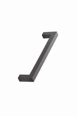 Click Here To Enlarge This Photo Of Furnipart 'Square 10' Cabinet Pull L138mm / C128mm - Brushed Matt Black (435820128-76)