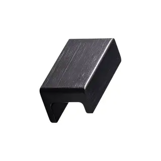 Furnipart 'Station' Cabinet Knob L44mm - Brushed Matt Black (437620032-76)
